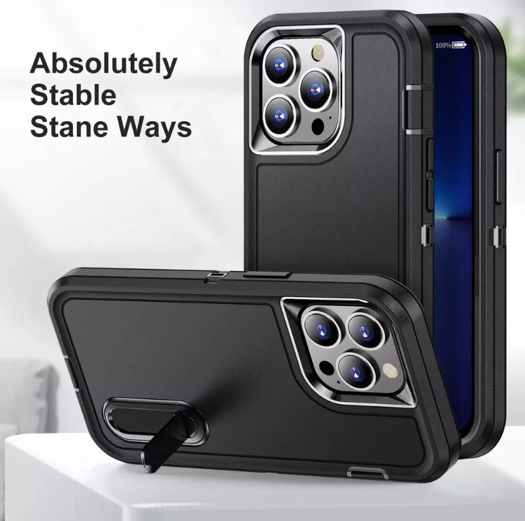 Premium Drop-Protection Style Double-Layers Kickstand Phone Case- for Apple iPhone 14 Series 2022 - Super Savings Technologies Co.,LTD Premium Drop-Protection Style Double-Layers Kickstand Phone Case- for Apple iPhone 14 Series 2022 - Super Savings Technologies Co.,LTD